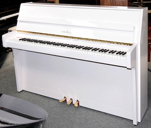Klavier Schimmel 108, weiss poliert, Nr. 131261, Renner-Mechanik, 5 Jahre Garantie