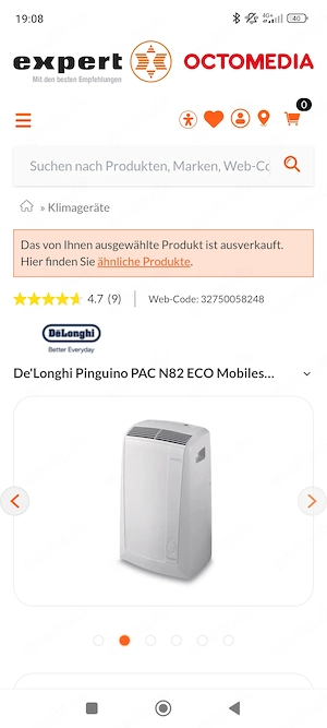 Mobile Klima  De Longhi