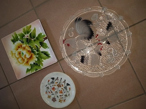 3 verschiedene Glasplatten