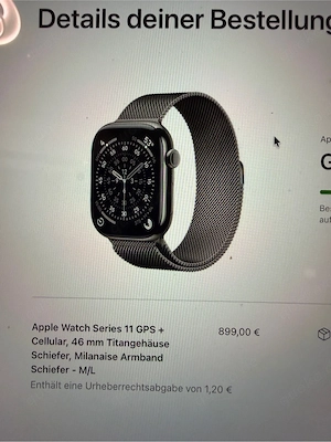 Apple Watch Series 11 GPS + Cellular