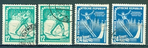 DDR gestempelter Posten Nr. 298-299 wie auf dem Bild zu sehen
