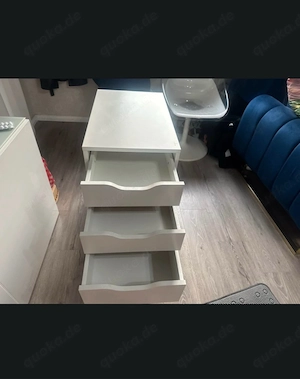 2x weiße Schubladen-Kommoden  nur Abholung Hamburg Horn