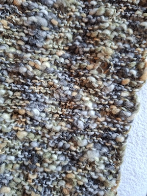 Schal aus Schur und Merino Wolle 