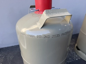 leere Gasflasche 11 kg, Prüfung bis 2035, nur 10,2 KG Tara