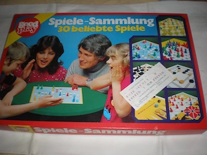 Neue Spielesammlung mit 30 Spielen. 2 schöne Puppen