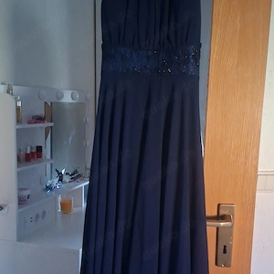 Abendkleid dunkelblau 1mal getragen 