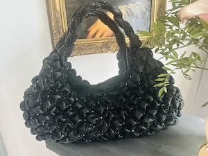 Valentino Garavani Handtasche , Leder Schwarz , Gepflegter Zustand