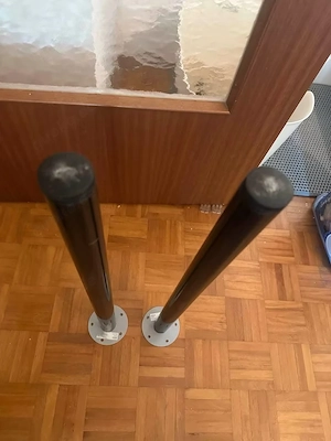 2x IKEA ADILS table legs black incl. screws