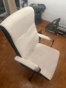 IKEA MILLBERGET Swivel Chair   White Black   Fully Functional