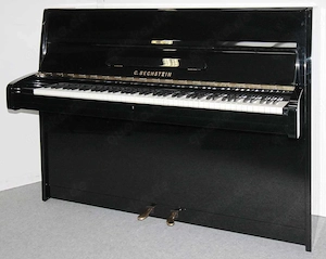 Klavier Bechstein 115, schwarz poliert, Nr. 157776, Renner-Mechanik, 5 Jahre Garantie