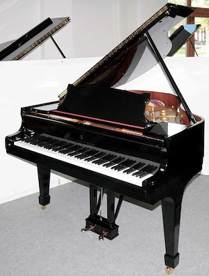 Flügel Steinway & Sons S-155, schwarz poliert, Nr. 366731, 5 Jahre Garantie
