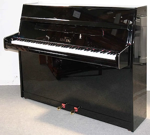Klavier Seiler 113 schwarz poliert, Nr. 103142, Renner-Mechanik, 5 Jahre Garantie