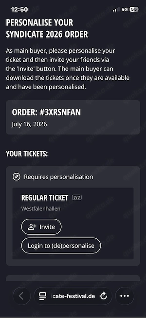 Syndicate E Ticket