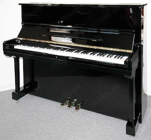 Klavier Hyundai U835, schwarz poliert, Nr. INKO0880, 5 Jahre Garantie