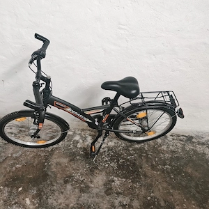 Pegasus Arcona Kinderfahrrad   Jugendrad   Schwarz Orange (20 Zoll)