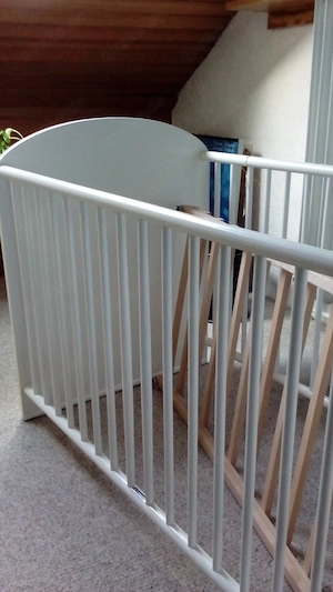 Kinderbett - Holz weiß lackiert Bild 5