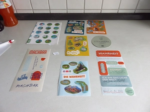 Sticker, Aufkleber zu verschenken