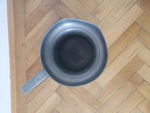 Große Zinn-Bodenvase -Vintage   Dekoration