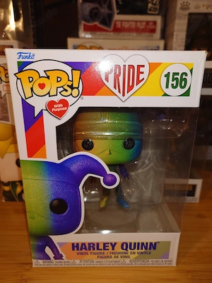 Funko Pop! DC Super Heroes Pride Harley Quinn Glitzer #156 Vinylfigur