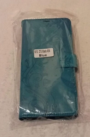 Hülle für ZTE Blade A54 Handy Tasche Handyhülle Wallet Case Klapphülle Flip Case Blau