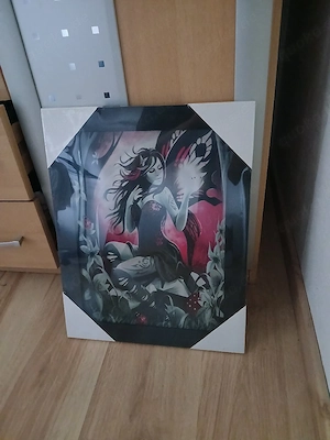 3D Bild im Gothic Stil drei Teilig