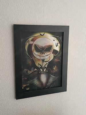 3D Bild im The Nightmare Before Christmas Stil, dre Teilig