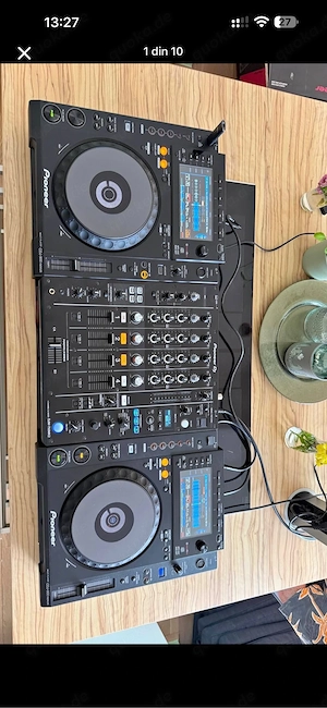 Pioneer DJ 2x Cdj 900 Nexus 1x djm 750 Mk 2 Club Mixer Mischpult DJ Equipment Musik Discjockey Bild 5