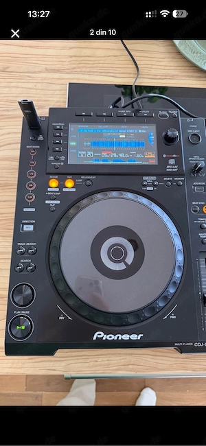 Pioneer DJ 2x Cdj 900 Nexus 1x djm 750 Mk 2 Club Mixer Mischpult DJ Equipment Musik Discjockey Bild 4
