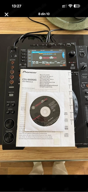 Pioneer DJ 2x Cdj 900 Nexus 1x djm 750 Mk 2 Club Mixer Mischpult DJ Equipment Musik Discjockey Bild 2