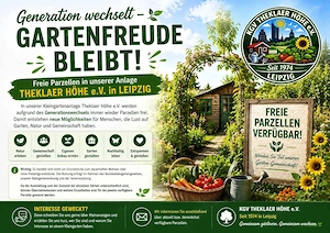 Kleingarten in Leipzig gesucht? Freie Parzellen im KGV in Thekla
