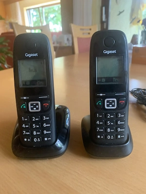 Gigaset AS405 Duo Schnurloses Telefonset - Schwarz - DECT - Freisprechen