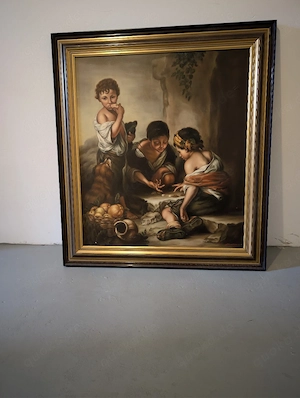 Ölgemälde Würfelspieler Bild 4