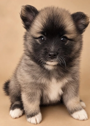 Drei bezaubernde Mini-Huskys (Pomskys) suchen ein liebevolles Zuhause