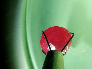 NTE Montepuez-Mozambique Rot Rubin, 5,52 ct, natürlich, unbehandelt, oval, transparent  Zertifikat Bild 9