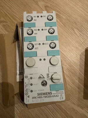 Siemens 3RK1400-1MQ00-0AA3 AS-i Kompaktmodul K60 4DI 2DO IP67