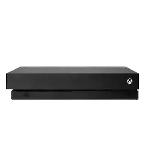 Xbox One X mit Spielen und Controller