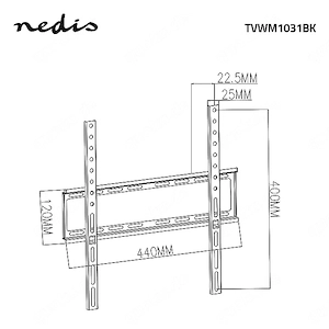 TV Wandhalterung nedis tv wall mount 23 - 55" - NEU Bild 4