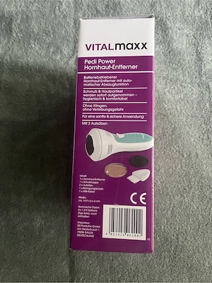 Vitalmaxx Pedi Power Hornhaut-Entferner Neu Bild 4
