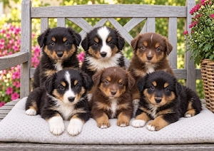 Mini Miniature Australian Shepherd Welpen mit Papieren 
