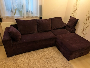 Sofa ausziehbar mit Aufbewahrungsfach