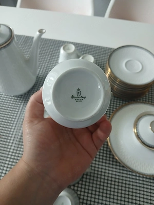 Klassisches Winterling Röslau Porzellan  Kaffeeservice mit Goldrand 12 teilig 