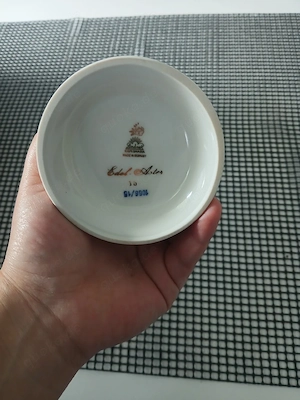 Porzellan  Trichtervase  Lindner (Küps,Bayern)"Edel-Aster"