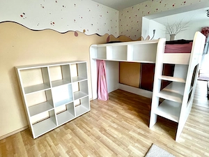 Supersüßes, weißes Hochbett wie neu & komplett ausgestattet!