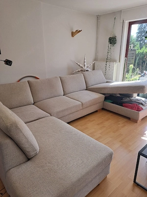 Ikea Sörvallen Sofalandschaft   Ecksofa mit Bettkasten 365x232x88