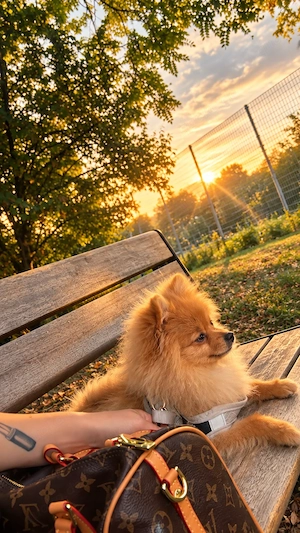 Pomeranian zwergspitz rüde Welpe