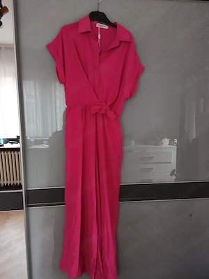 Eleganter pinker Jumpsuit