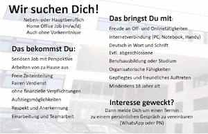 MD Lifestyle Groupe: Engagierte Mitarbeiter (m w d) für Home Office gesucht