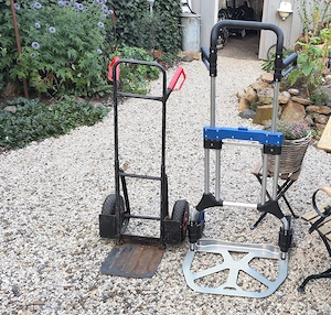 NEU & OVP XXL Hochwertige Sackkarre Transportwagen bis 200 Kg klappbar ausziehbar ALU NP ca. 200  