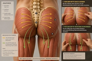 30min Kreuz- Gesäß Muskulatur Massage