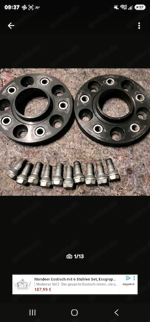 HR Spurverbreiterung TN-40757252 TN-5075725 5x120  72.5 Spurplatten BMW